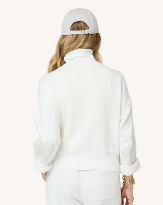 KR Imperfect Leather Heart Hat - Grey & Camel