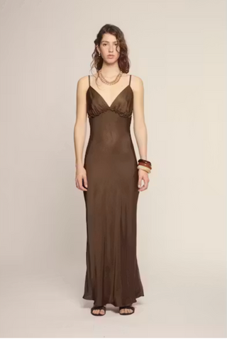 Trevi Dress - Chocolate // Deluc