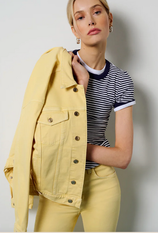 The Otto Boyfriend Jacket-Golden-Favotite Daughter