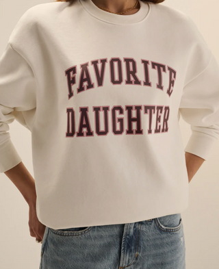 Favorite Daughter-The Collegiate Sweatshirt-Gradena/Raspberry