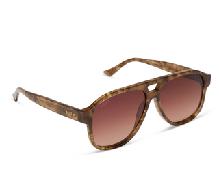 DIFF Nash Sunglasses - Ombre Tort Brown Gradient