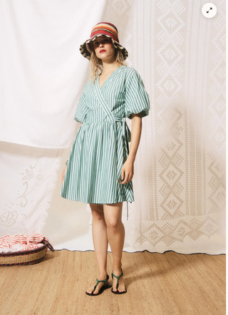 Sossio Dress - Vert/Rivage // FRNCH