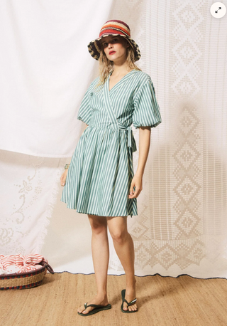 Sossio Dress - Vert/Rivage // FRNCH