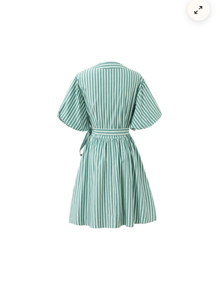 Sossio Dress - Vert/Rivage // FRNCH