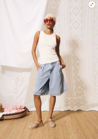 Immacolata Tank Top - Creme // FRNCH