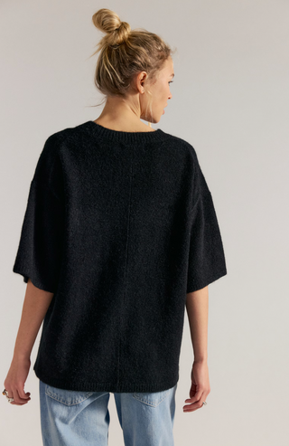 Margot Sweater Tee - Black // Free People