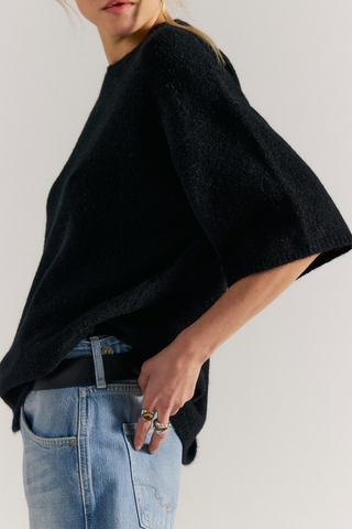 Margot Sweater Tee - Black // Free People