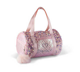 B26520 Sparkle My Heart Sequin Duffle - Pink