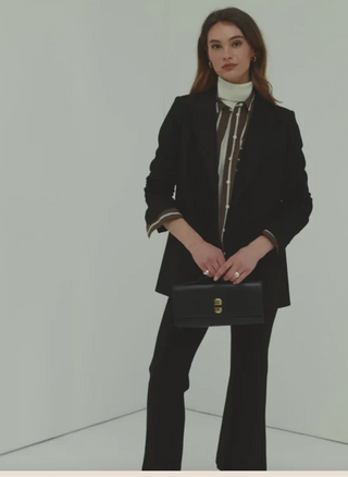 The Suits You Ponte Blazer-Black//Favorite Daughter