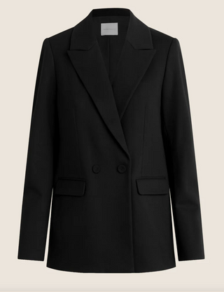The Suits You Ponte Blazer-Black//Favorite Daughter