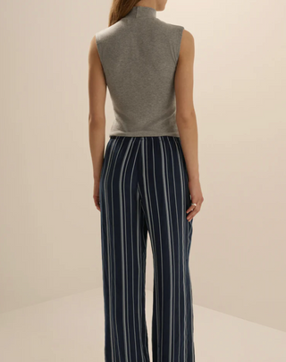 The Heritage Mock Neck Top-Grey//Favorite Daughter