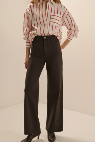 The Mischa Wide Leg Ankle-Espresso//Favorite Daughter