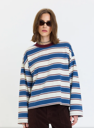Salinas Easy Long Sleeve Top - Cove Stripe // DAZE