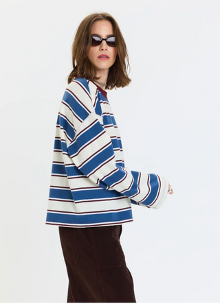 Salinas Easy Long Sleeve Top - Cove Stripe // DAZE