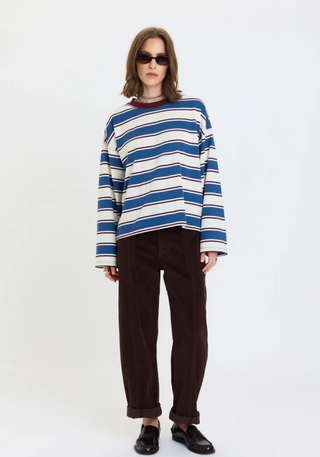 Salinas Easy Long Sleeve Top - Cove Stripe // DAZE