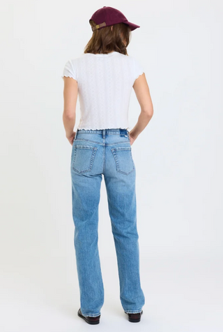 Rebel Mid Rise Slim Straight - On Repeat // DAZE