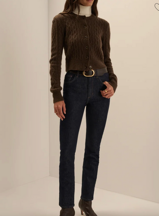 The Eleanore Cardigan//Ganache-Favortie Daughter
