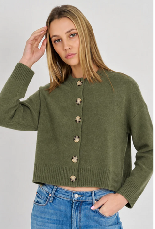 Nina Cashmere Crew Neck//Olive-Archer