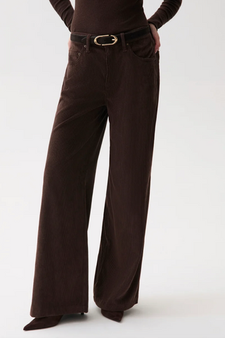 Jadyn Low Slung Palazzo//Mocha-Pistola