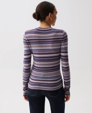 Madison Knit Long Sleeve // Lovina Stripe - Pistola