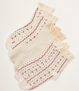 Ruffle Sock Pack - Tainted Love // Free People