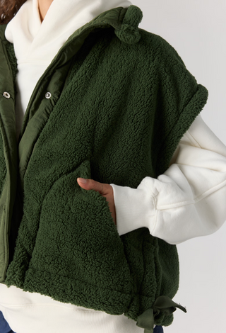 Scout it Out Fleece Vest - Ivy // Free People