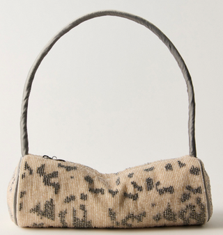 Bailey Beaded Barrel Purse - Ivory // Free People