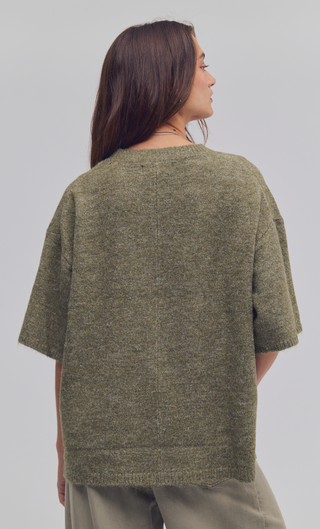 Margot Sweater Tee - Kalamata Melange // Free People