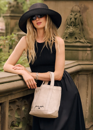 The Canvas Minnie Tote-Black//Favorite Daughter