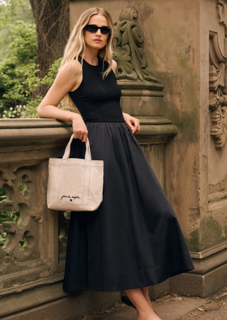 The Canvas Minnie Tote-Black//Favorite Daughter