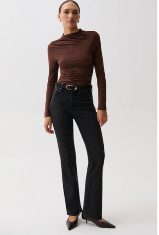 Evie High Rise Slim Boot-Jetset//Pistola