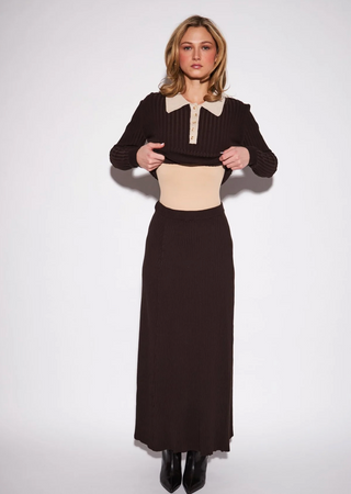 Gia Pants-Dark Chocolate//John+Jen