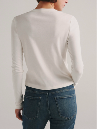 Shrunken Long Sleeve -White//DL1961
