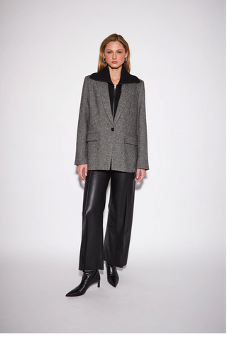 Hayes 2-1 Blazer-Misty Herringbone//John+Jen