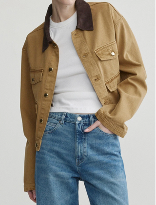 Boxy Denim Jacket-Savannas//DL1961