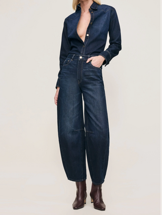 Micro Barrel Jeans-Oxford//DL1961