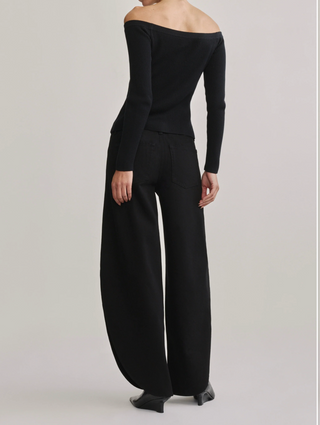 Rori Wide Barrel Jeans-Black//DL1961