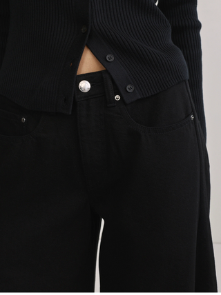 Rori Wide Barrel Jeans-Black//DL1961
