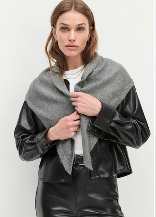 The Triangle Scarf - Grey // Favorite Daughter