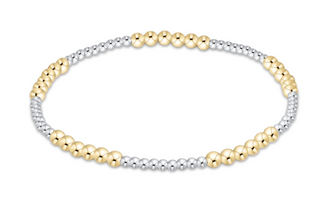 Blissful Mixed Metal 3mm Bracelet // Enewton