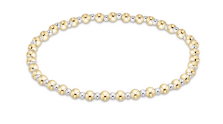 Grateful Mixed Metal 3mm Bracelet // Enewton