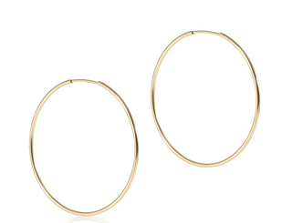 Endless Gold 1.25" Hoop // Enewton
