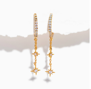 Skyshower Hoops-Gold//Girls Crew