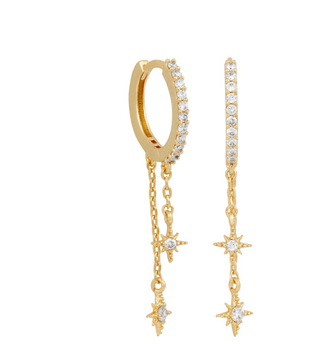 Skyshower Hoops-Gold//Girls Crew