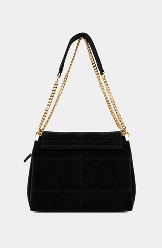 Fern-Black Suede//SHUSHOP
