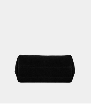 Fern-Black Suede//SHUSHOP