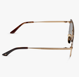 The Ranch Sunglasses-Brushed Gold//DIFF