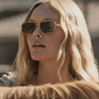The Ranch Sunglasses-Brushed Gold//DIFF