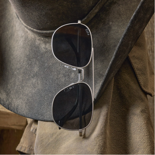 The Ranch Sunglasses-Brushed Grey//DIFF