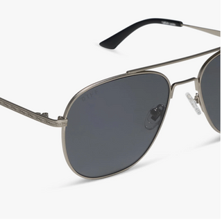 The Ranch Sunglasses-Brushed Grey//DIFF